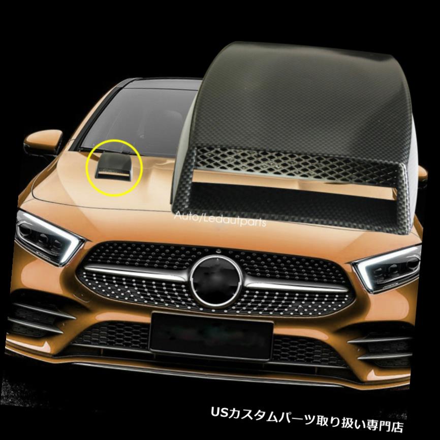 ボンネットフードベントスクープカバー エアフロー吸気スクープベントボンネットカバーUsventボンネットカバーベントステッカー Air Flow Intake Scoop Vent Bonnet Cover Usvent Bonnet Cover Vent Sticker 【並行輸入品】