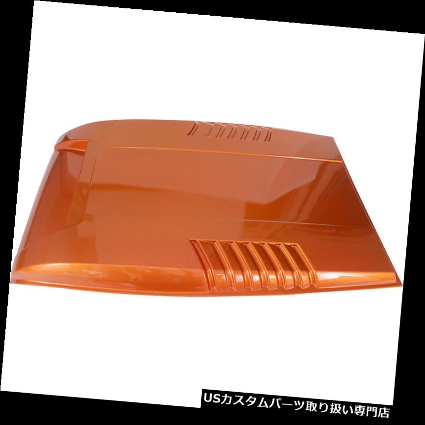 ボンネットフードベントスクープカバー フォードレンジャー15+改装オレンジフードスクープシミュレーションボンネットカバートリムベント用 For Ford Ranger 15+ Facelift Orange Hood Scoop Simulation Bonnet Cover Trim Vent 【並行輸入品】