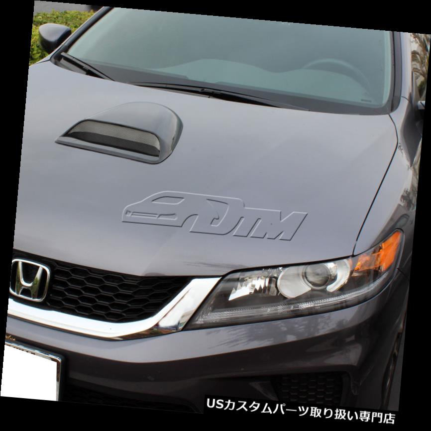 ボンネットフードベントスクープカバー BMW用JDMスポーツレーシングブラックフロントエアフローフードスクープベントボンネットカバー JDM Sport Racing Black Front Air Flow Hood Scoop Vent Bonnet Cover For BMW 【並行輸入品】