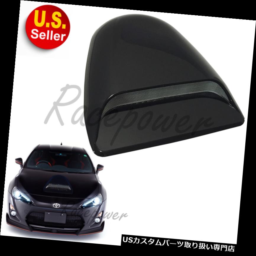 ボンネットフードベントスクープカバー JDMスタイルユニバーサルスポーツフードスクープスモークブラック＃Ge6エアフローベントのフロントカバー JDM Style Universal Sport Hood Scoop Smoke Black #Ge6 Air Flow Vent Front Cover 【並行輸入品】 26,956円