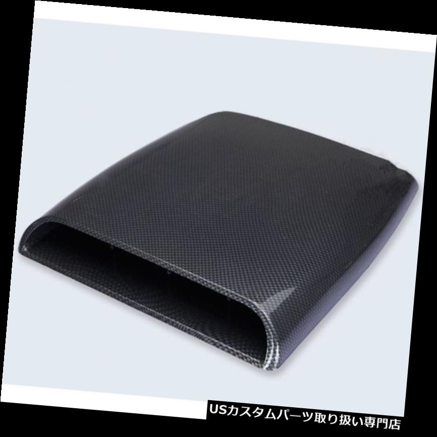 ボンネットフードベントスクープカバー カーボンファイバー3Dシミュレーションカーエアフローインテークフードスクープベントボンネットステッカー Carbon fiber 3D Simulation Car Air Flow Intake Hood Scoop Vent Bonnet Sticker 【並行輸入品】