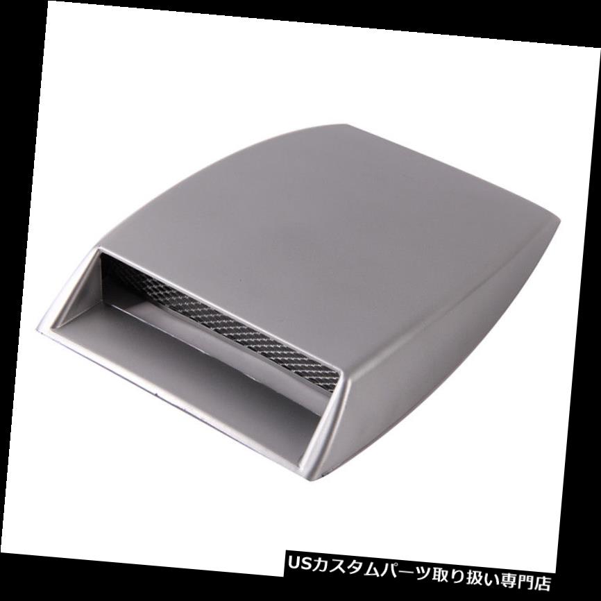 ボンネットフードベントスクープカバー ユニバーサルカーシミュレーション空気取り入れ口の流れスクープターボボンネットベントカバーステッカー Universal Car Simulation Air Intake Flow Scoop Turbo Bonnet Vent Cover Sticker 【並行輸入品】