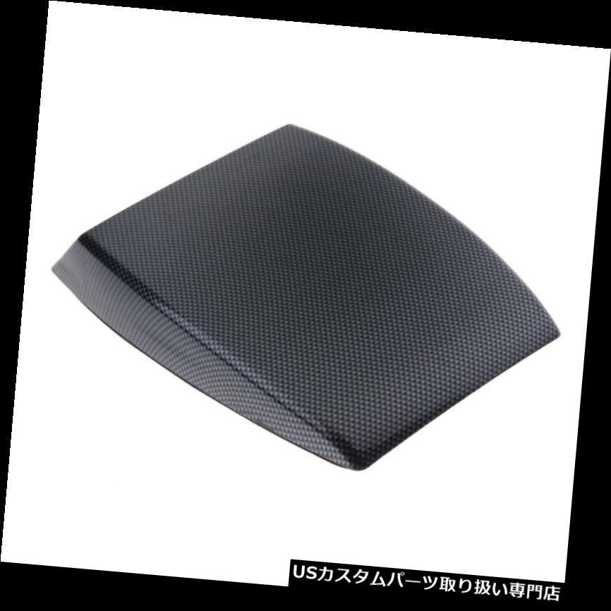 ボンネットフードベントスクープカバー 黒い車の気流の取り入れ口のフードのスクープの出口のボンネットカバー形成トリム Black Car Air Flow Intake Hood Scoop Vent Bonnet Cover Moulding Trim 【並行輸入品】