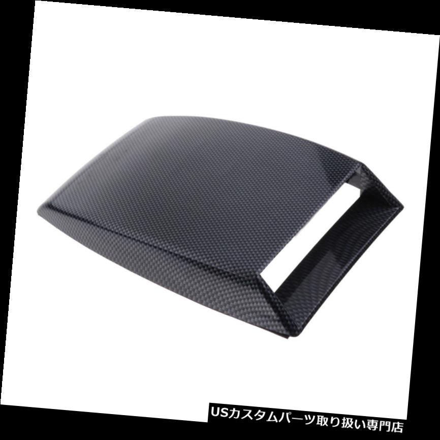 ボンネットフードベントスクープカバー 車のエアフローインテークフードスクープベントボンネットカバートリムステッカーコンバージョンキット Car Air Flow Intake Hood Scoop Vent Bonnet Cover Trim Sticker Conversion Kit 【並行輸入品】