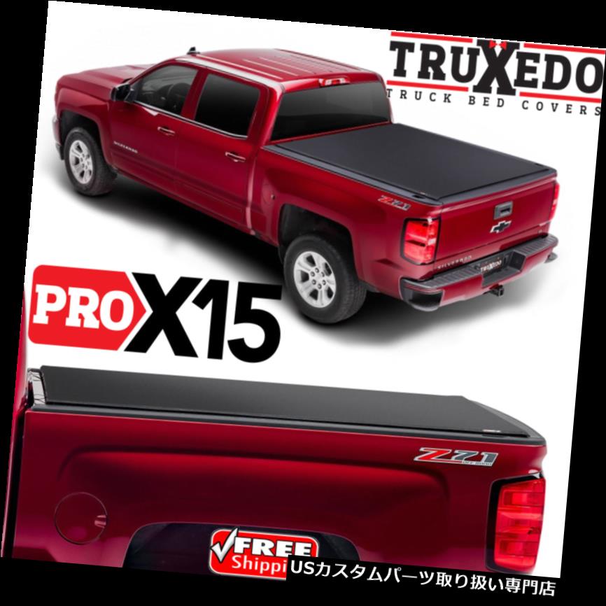 トノーカバー トノカバー TruXedo Pro X 15 TonneauはGM Silverado Sierra 1500ショートベッド用ベッドカバーをロールアップ TruXedo Pro X15 Tonneau Roll Up Bed Cover for GM Silverado Sierra 1500 Short Bed 【並行輸入品】｜カスタムパーツ WORLD倉庫