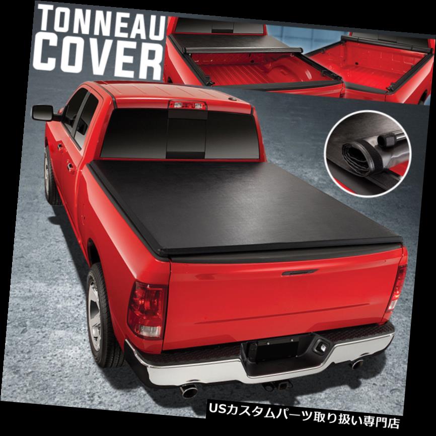 トノーカバー トノカバー 14-18 Silverado / Sier ra 8 'ロングベッドビニールソフトロールアップトノーカバーアセンブリ For 14-18 Silverado/Sierra 8' Long Bed Vinyl Soft Roll-Up Tonneau Cover Assembly 【並行輸入品】