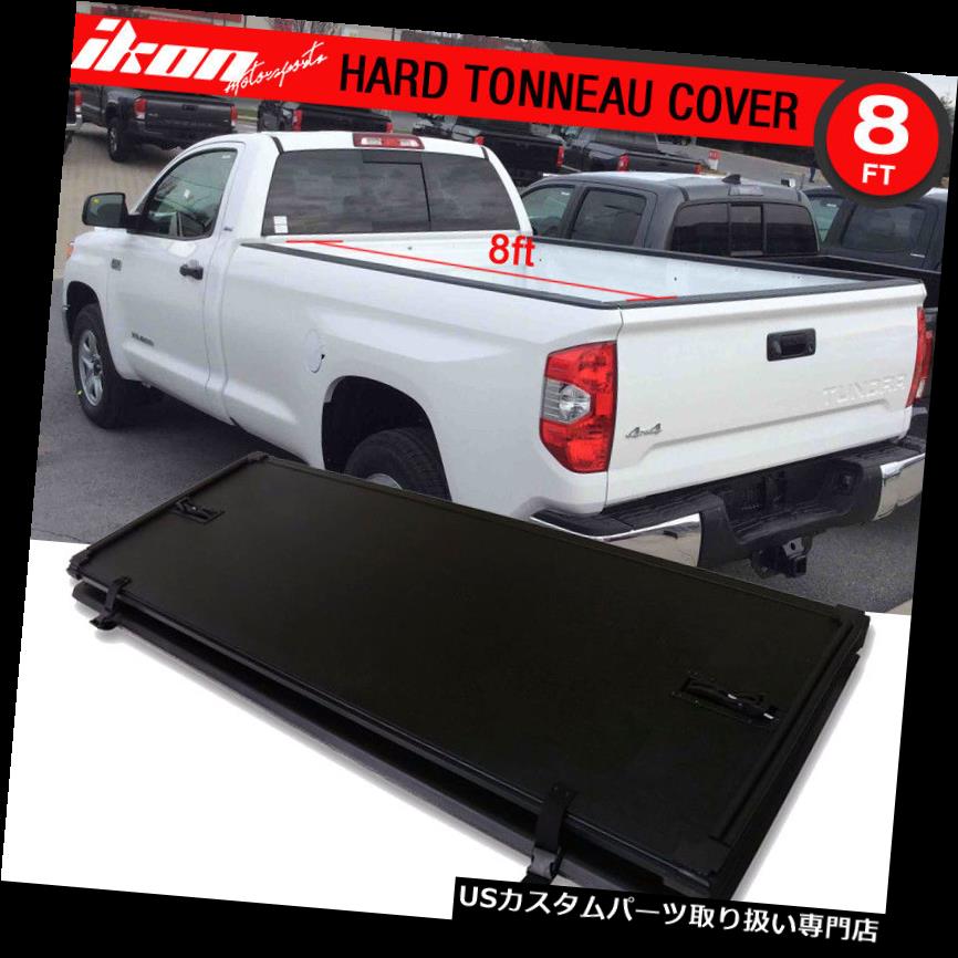 トノーカバー トノカバー 14-17トヨタツンドラロック三つ折りハードソリッドトンソーカバー8フィート/ 96インチベッド Fits 14-17 Toyota Tundra Lock Tri-Fold Hard Solid Tonneau Cover 8ft/96in Bed 【並行輸入品】
