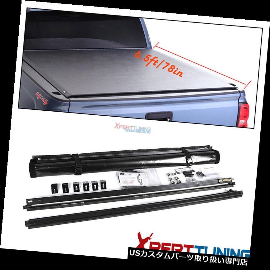 トノーカバー トノカバー 15-18フォードF-150 6.5フィート/ 78インチベッドビニールロールアップトノカバーにフィット Fits 15-18 Ford F-150 6.5ft/78in Bed Vinyl Roll Up Tonneau Cover 【並行輸入品】