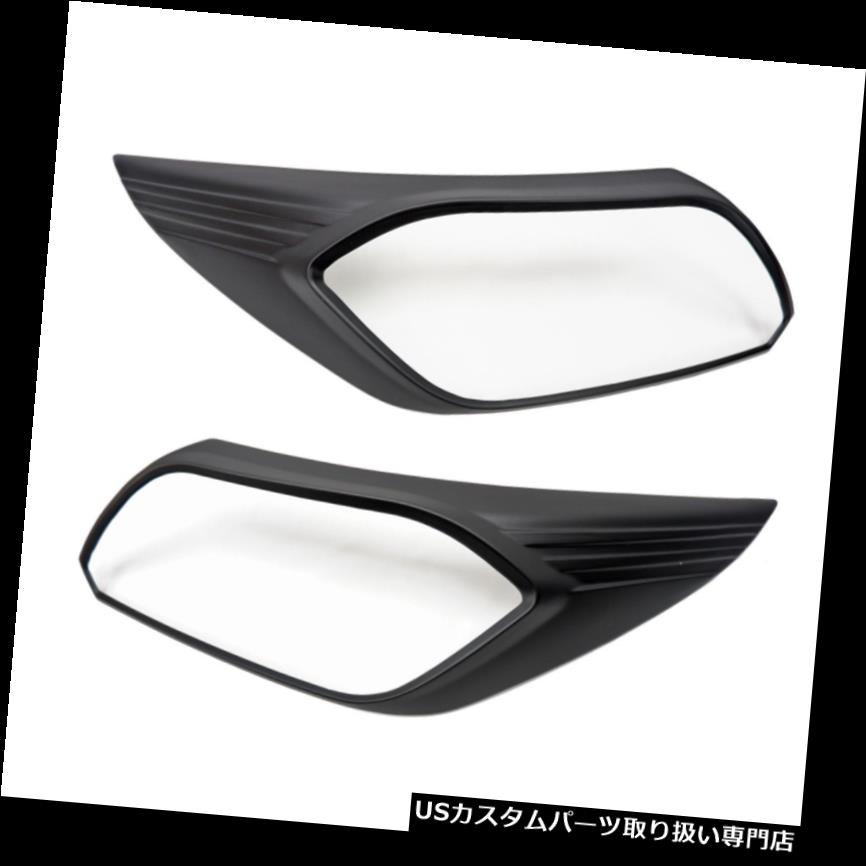 ヘッドライトカバー ヘッドランプライトカバーマットブラックフィットシボレーコロラドトレイルブレイザー2016 2018 Head Lamp Light Cover Matte Black Fits Chevrolet Colorado Trailblazer 2016 2018 【並行輸入品】