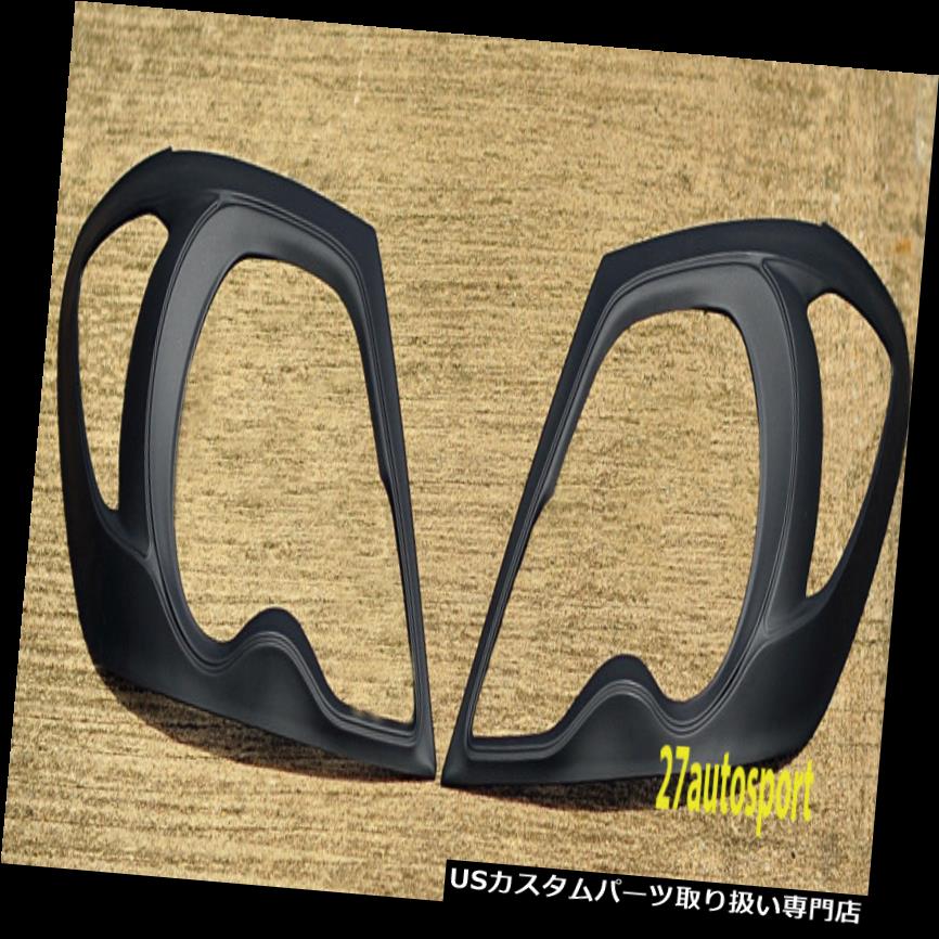 ヘッドライトカバー マットブラックカバーヘッドライトトリムフィットトヨタハイラックスビーゴピックアップ2005-2010 Matte black Cover Head light Trims Fit Toyota Hilux Vigo Pickup 2005-2010 【並行輸入品】