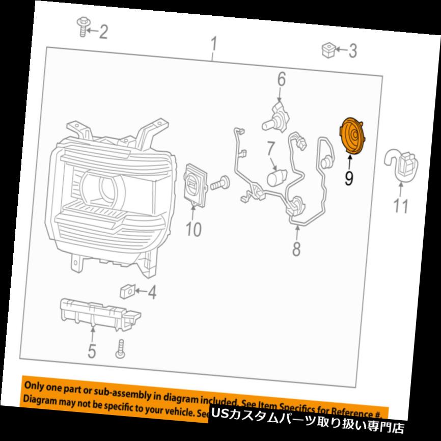 ヘッドライトカバー GMC GM OEM 15-16 Sierra 2500 HDヘッドライトヘッドライトランプアクセスカバー22869159 GMC GM OEM 15-16 Sierra 2500 HD Headlight Head Light Lamp-Access Cover 22869159 【並行輸入品】