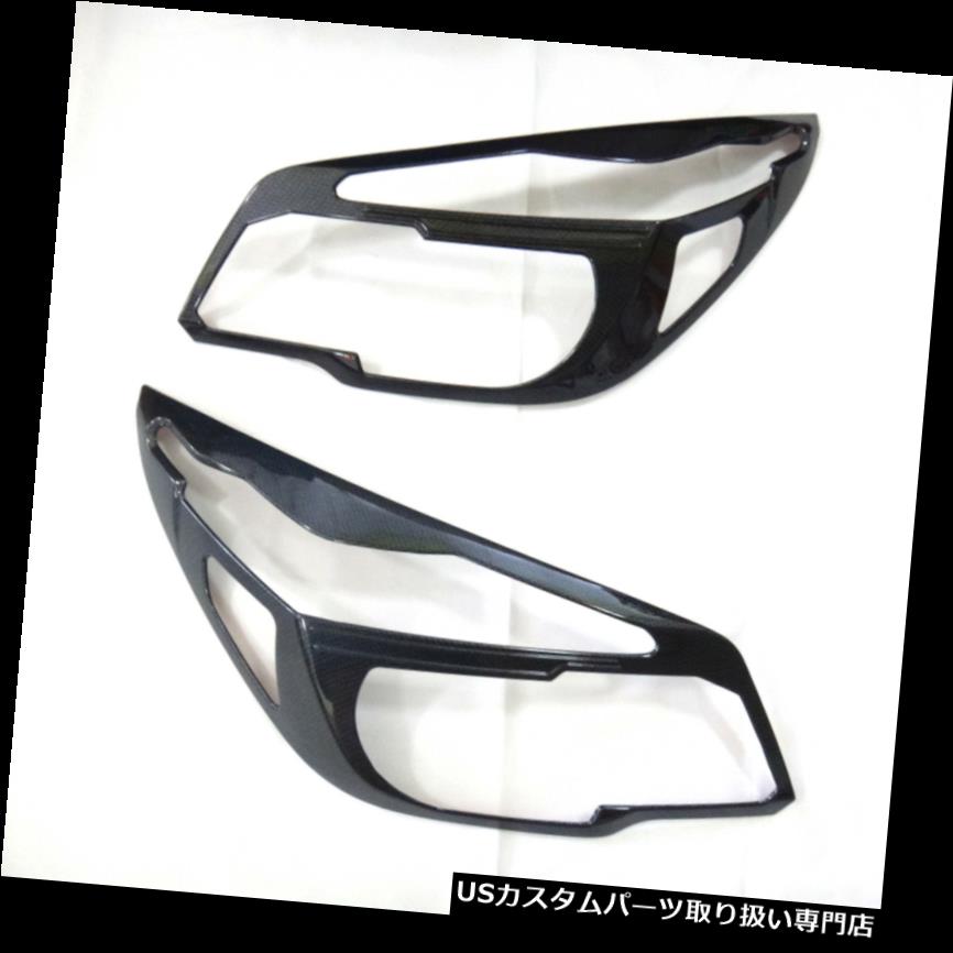 ヘッドライトカバー ブラックカーボンフロントヘッドランプカバートリムニューシボレートレイルブレイザー2012-14 BLACK Carbon FRONT HEAD LIGHT LAMP COVER TRIM NEW CHEVROLET TRAILBLAZER 2012-14 【並行輸入品】