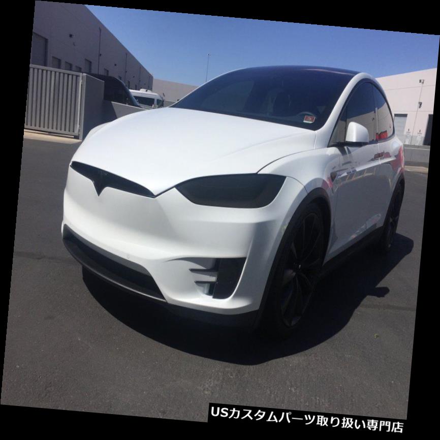 ヘッドライトカバー BlingLightsティンテッドヘッド フォグランプオーバーレイ保護フィルムカバーTeslaモデルX BlingLights Tinted Head & Fog Lamp Overlays Protective Film Covers Tesla Model X 【並行輸入品】