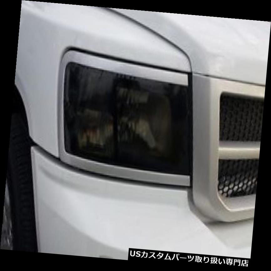 ヘッドライトカバー 08-11 DODGE DAKOTAスモークヘッドライトプリセット色合いカバーオーバーレイ 08-11 DODGE DAKOTA SMOKE HEAD LIGHT PRECUT TINT COVER SMOKED OVERLAYS 【並行輸入品】