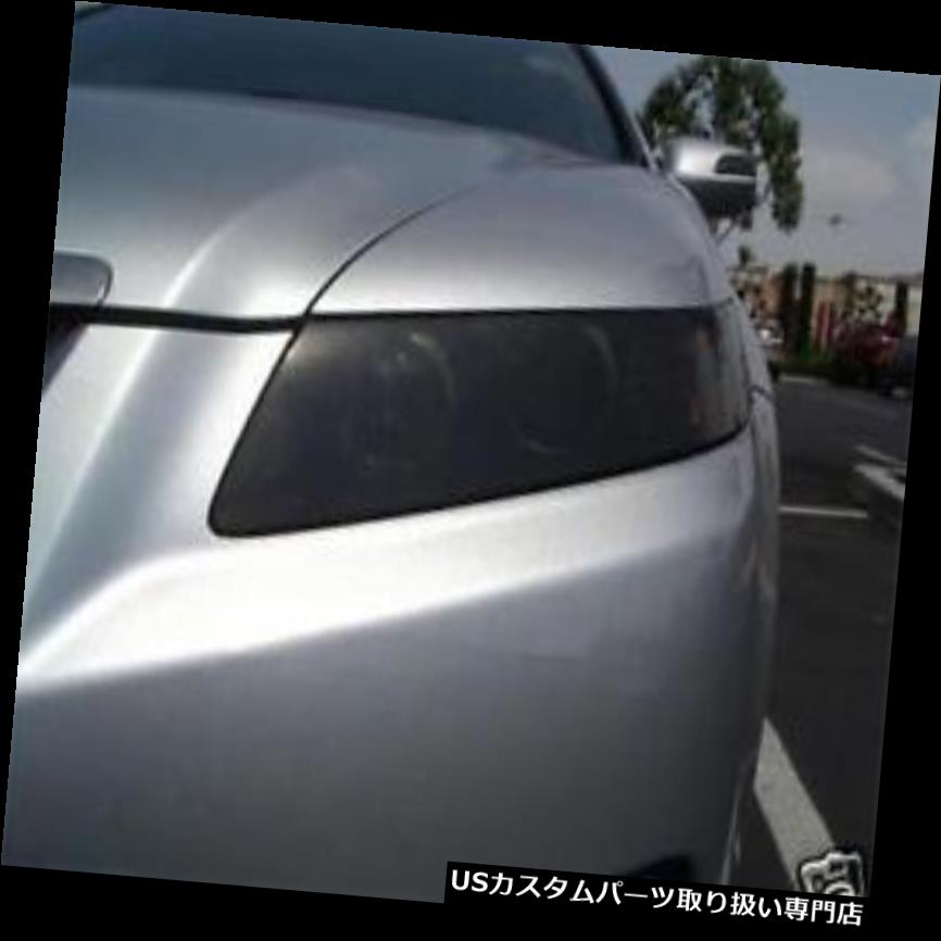 ヘッドライトカバー 04-08 ACURA TLスモークヘッドライトプリントティントカバーカバーオーバーレイ 04-08 ACURA TL SMOKE HEAD LIGHT PRECUT TINT COVER SMOKED OVERLAYS 【並行輸入品】