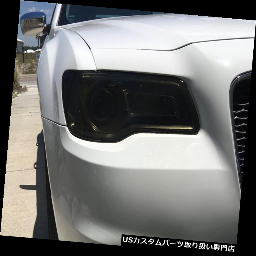 楽天市場】ヘッドライトカバー 05-10クライスラー300Cスモーク