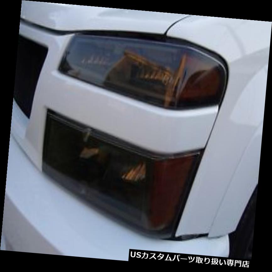ヘッドライトカバー 04-12 CHEVY COLORADOスモークヘッドライトプリセット色合いカバーオーバーレイ 04-12 CHEVY COLORADO SMOKE HEAD LIGHT PRECUT TINT COVER SMOKED OVERLAYS 【並行輸入品】