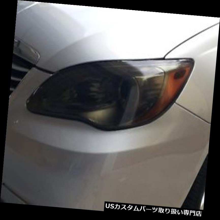 ヘッドライトカバー 11-14 CHRYSLER 200スモークヘッドライトプリントティントカバーカバーオーバーレイ 11-14 CHRYSLER 200 SMOKE HEAD LIGHT PRECUT TINT COVER SMOKED OVERLAYS 【並行輸入品】
