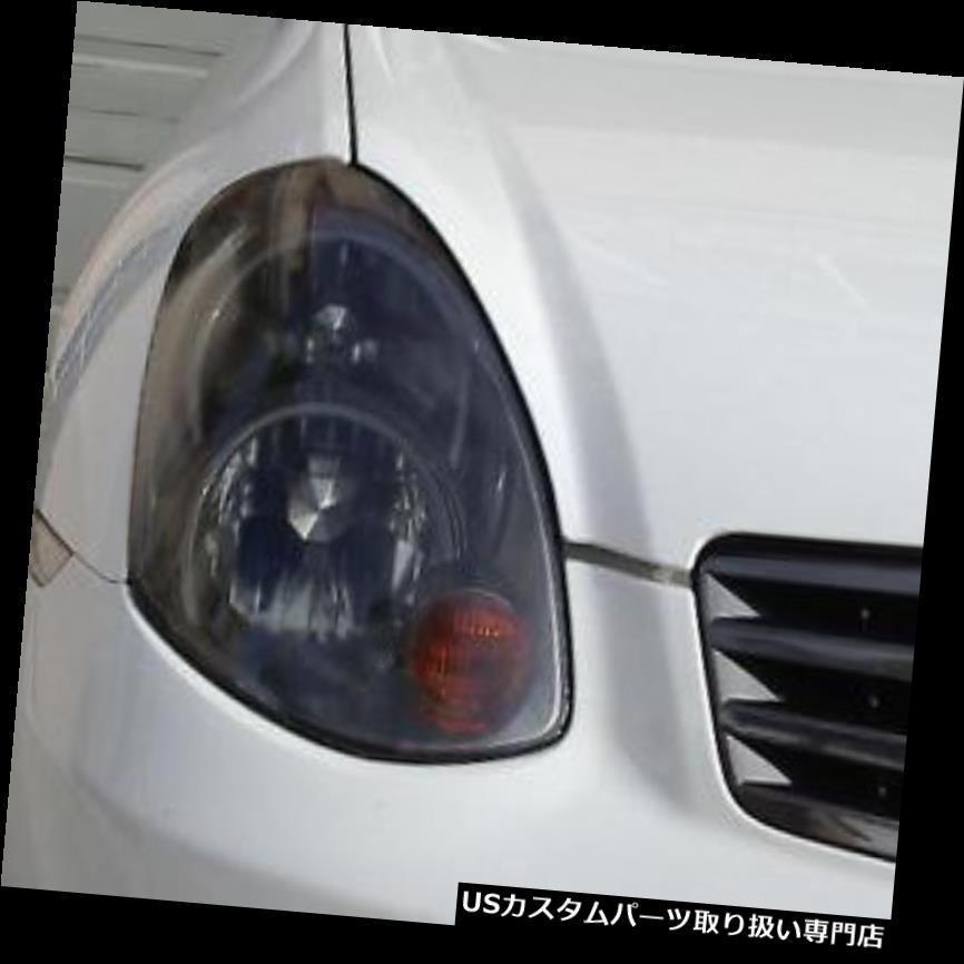 ヘッドライトカバー 03-06 G35セダンヘッドライト用スモークティントカバースモークオーバーレイ 03-06 PRECUT SMOKE TINT COVER SMOKED OVERLAYS FOR G35 SEDAN HEAD LIGHT 【並行輸入品】