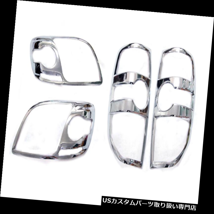 ヘッドライトカバー マツダBT 50用クロムヘッドライトテールランプカバーBT-50 2006 - 2011 07 08 09 10 CHROME HEAD LIGHT TAIL LAMP COVER FOR MAZDA BT 50 BT-50 2006 - 2011 07 08 09 10 【並行輸入品】