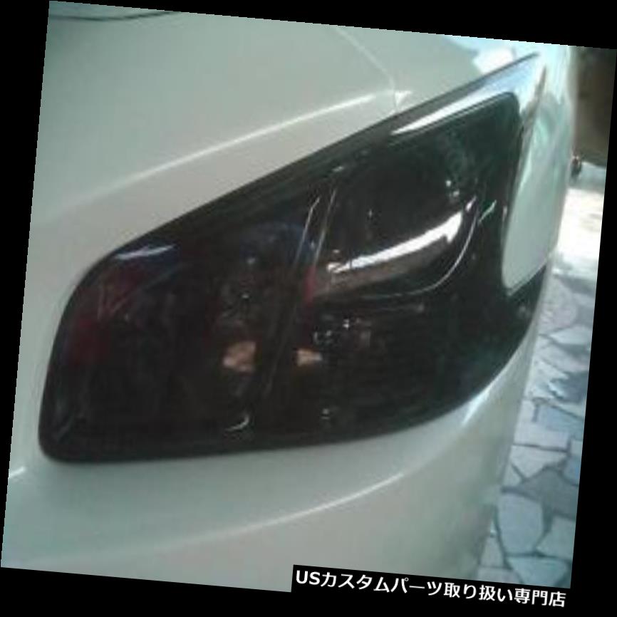 ヘッドライトカバー 09-14マキシマのヘッドライト用のスモークティントカバースモークオーバーレイ 09-14 PRECUT SMOKE TINT COVER SMOKED OVERLAYS FOR MAXIMA HEAD LIGHT 【並行輸入品】