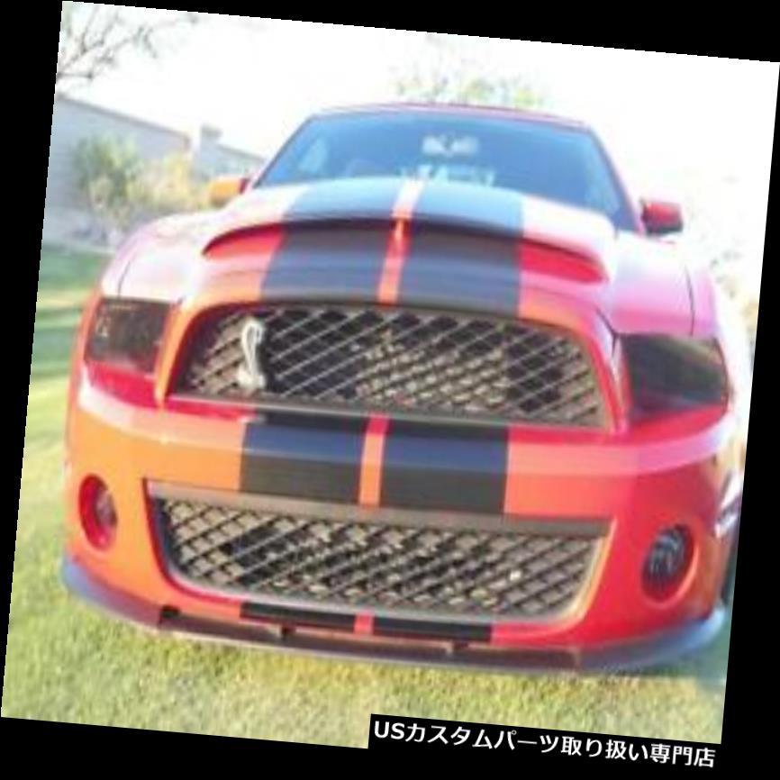 ヘッドライトカバー フォードマスタングGTコブラシェルビーGT500ヘッドライトカバーブラックスモークまたはクリア10-14 Ford Mustang GT Cobra Shelby GT500 Head Light Covers Black Smoked Or Clear 10-14 【並行輸入品】