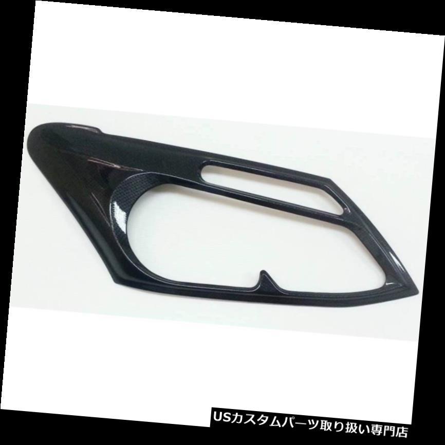 ヘッドライトカバー いすゞD-MAX 2012 2013 2014用ブラックケブラカバーヘッドライトランプフィット BLACK KEVLA COVER HEAD LIGHT LAMP FIT FOR ISUZU D-MAX 2012 2013 2014 【並行輸入品】