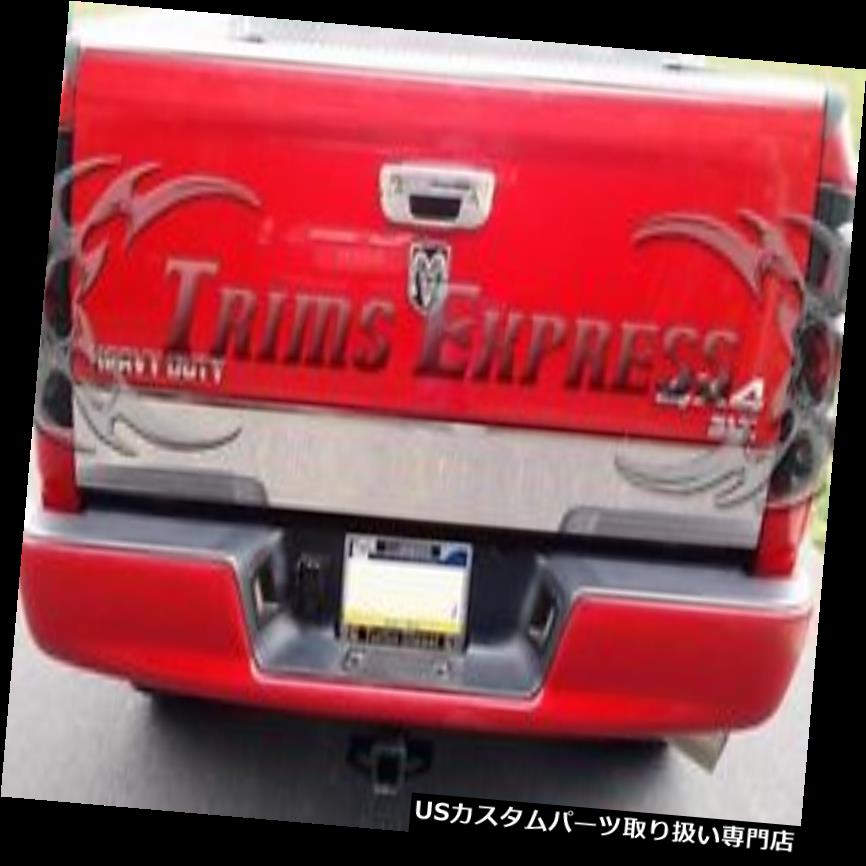 USロッカーパネルカバー 2002-08 Dodge Ram 1500 / 03-09 2500テールゲートトリムアクセントモールディングカバー6 \