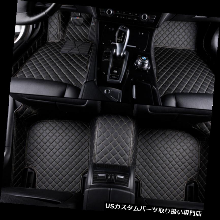 フロアマット 2013 - 2018年のフォードフォーカスカーフロアマットフロント＆アンプ用。 リアライナー防水マット For 2013-2018 Ford Focus Car Floor Mats Front & Rear Liner Waterproof Mat 【並行輸入品】