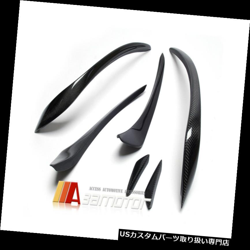 USカナード メルセデスW176 AクラスAMGスポーツ用カーボンファイバーRスタイルフロントカナードセット A45 Carbon Fiber R Style Front Canards Set for Mercedes W176 A-Class AMG Sport & A45 【並行輸入品】