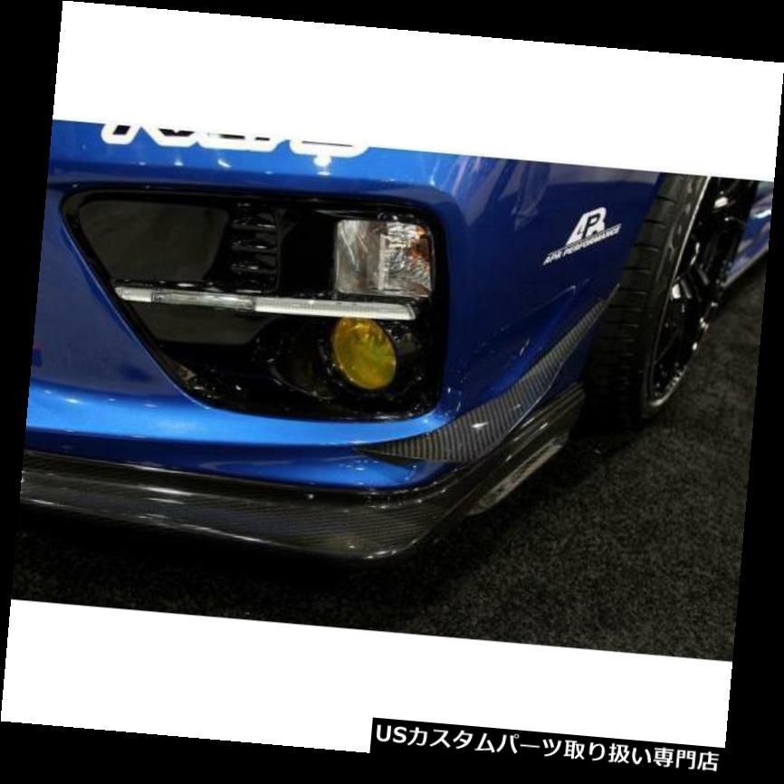 USカナード APRカーボンファイバーフロントバンパーカナダーは15-17 SUBARU WRX / STiに適合 APR CARBON FIBER FRONT BUMPER CANARDS fits 15-17 SUBARU WRX / STi 【並行輸入品】