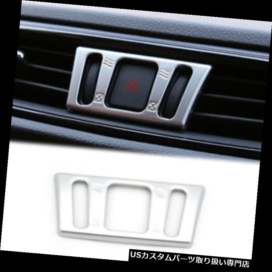 ダッシュボードマット 日産ローグ2014 2015 2016 2017 2018 Chromeセンターエアベントダッシュカバートリム用 For Nissan Rogue 2014 2015 2016 2017 2018 Chrome Center Air Vent Dash Cover Trim 【並行輸入品】