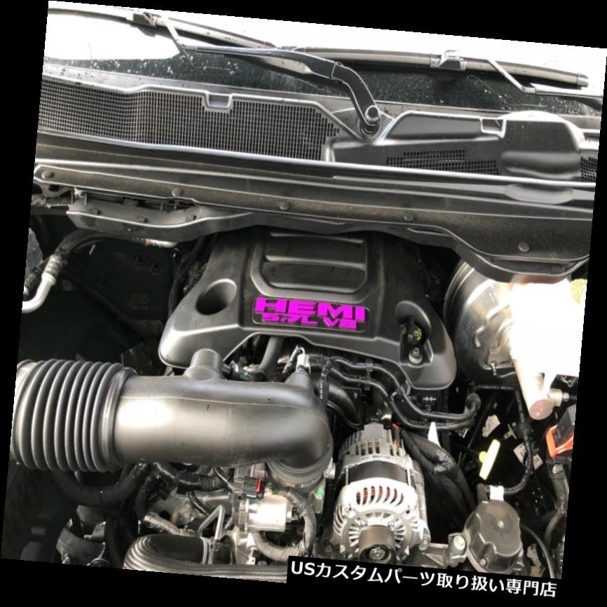 ダッシュボードマット ピンクHEMI 5.7 L V 8エンジンカバービニールデカールインサート2019 + RAMトラックNew USA Pink HEMI 5.7L V8 Engine Cover Vinyl Decal Inserts For 2019+ RAM Trucks New USA 【並行輸入品】|カスタムパーツ WORLD倉庫