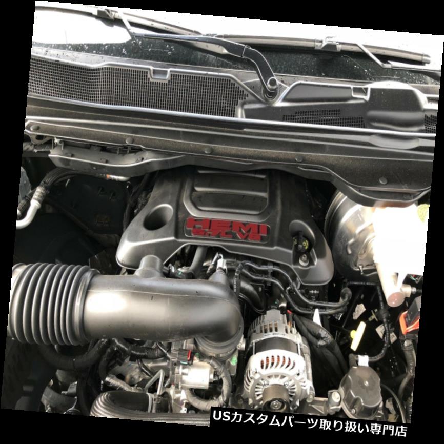 ダッシュボードマット 2019+ RAMトラック用Delmonico Red HEMI 5.7 L V 8エンジンカバービニールデカールインサート Delmonico Red HEMI 5.7L V8 Engine Cover Vinyl Decal Inserts For 2019+ RAM Trucks 【並行輸入品】