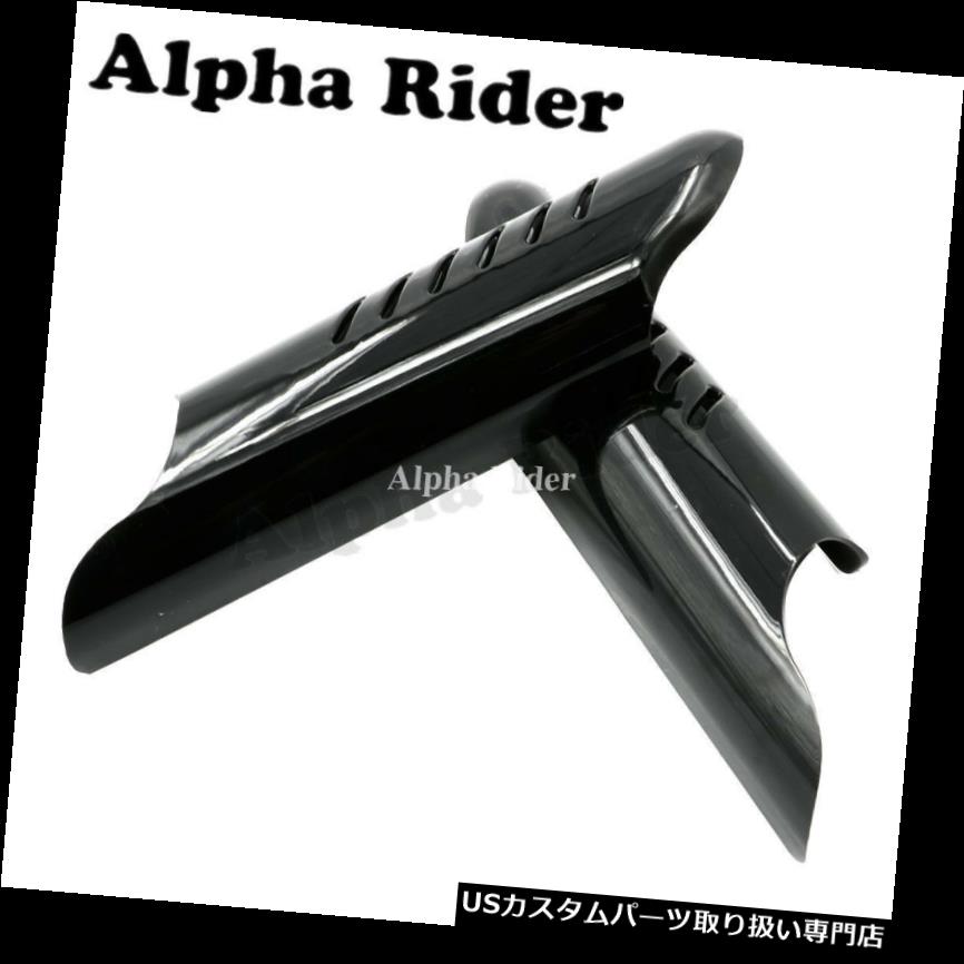 トライクカバーブラックローワーフォークレッグカバーハーレーツーリングストリートグライドトライク用デフレクターBlackLowerForkLegCoversDeflectorsforHarleyTouringStreetGlideTrike