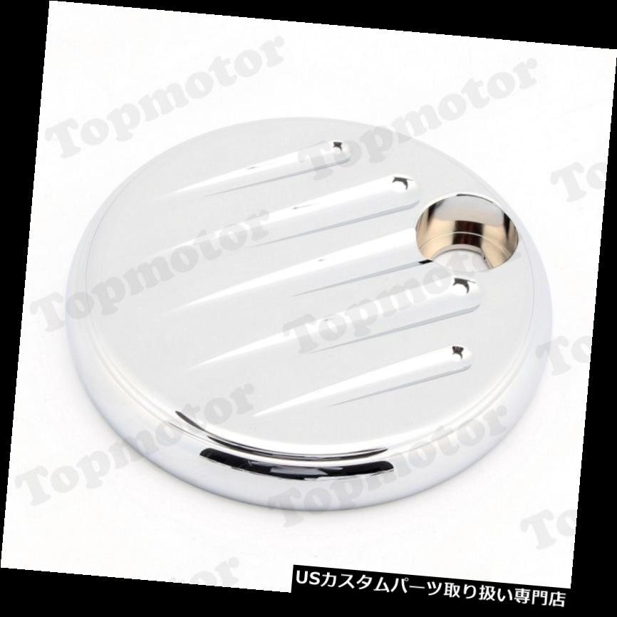 トライク カバー ハーレーFLHX FLTR FLHT FLトライク2008-up用クロームエッジカット燃料ガスドアカバー Chrome Edge Cut Fuel Gas Door Cover For Harley FLHX FLTR FLHT FL Trike 2008-up 【並行輸入品】