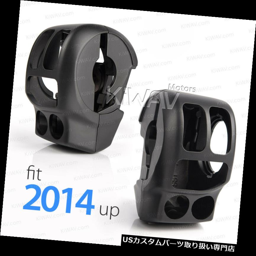 トライク カバー Harley 2015 Tri Glide Ultra FLHTCUTG用ブラックアルミスイッチハウジングカバーキット black aluminum switch housing cover kit for Harley 2015 Tri Glide Ultra FLHTCUTG 【並行輸入品】