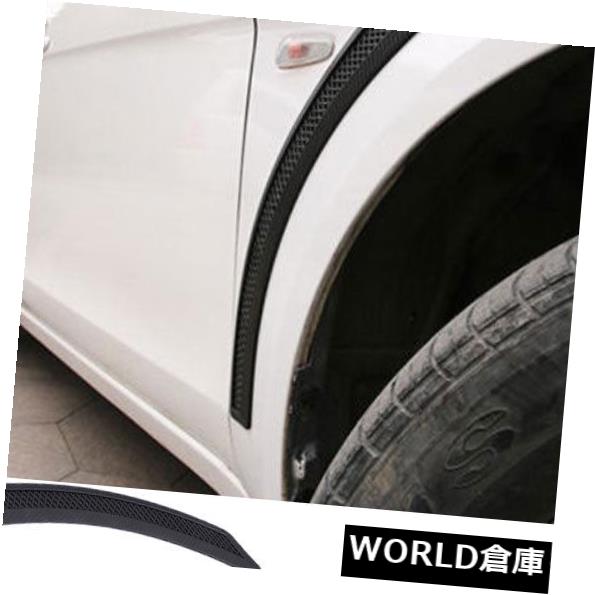 フェンダー Evo 10Xスタイルカーボンファイバールックフロントフェンダーカーサイドベントカバートリムフィットランサー Evo 10X Style Carbon Fiber Look Front Fender Car Side Vent Cover Trim Fit Lancer 【並行輸入品】