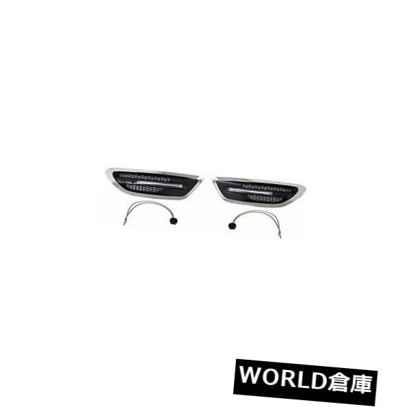 フェンダー BMW F10 M5 2012-2016用LED付きフロントフェンダーサイドランプライト Front Fender Side Lamp Light with LED for BMW F10 M5 2012-2016 【並行輸入品】
