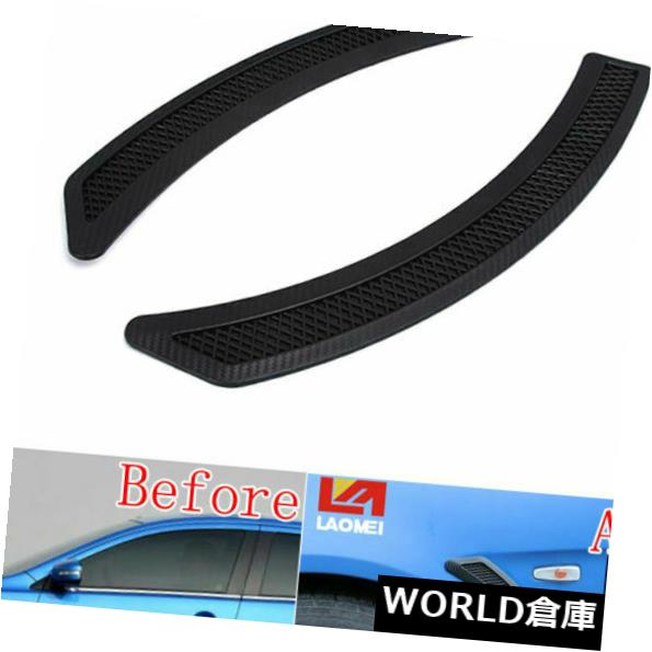 フェンダー 08-15三菱ランサー用2本カーボンファイバーカラーフロントフェンダーサイドベントカバー 2pcs Carbon Fiber Color Front Fender Side Vent Cover For 08-15 Mitsubishi Lancer 【並行輸入品】