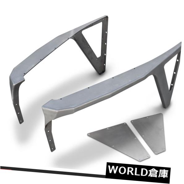 フェンダー 97-06ジープラングラーTJのための毒スパイダーディフェンダーXCフロントネガティブフレア鋼 Poison Spyder Defender XC Front Negative Flares Steel For 97-06 Jeep Wrangler TJ 【並行輸入品】｜カスタムパーツ WORLD倉庫
