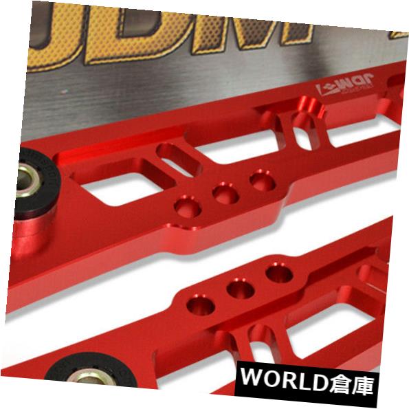 ロワアームバー 92-95 HONDA CIVIC EG JDM用VIPアルミローワーコントロールアームブレースバーキットレッド For 92-95 HONDA CIVIC EG JDM VIP ALUMINUM LOWER CONTROL ARM BRACE BAR KIT RED 【並行輸入品】