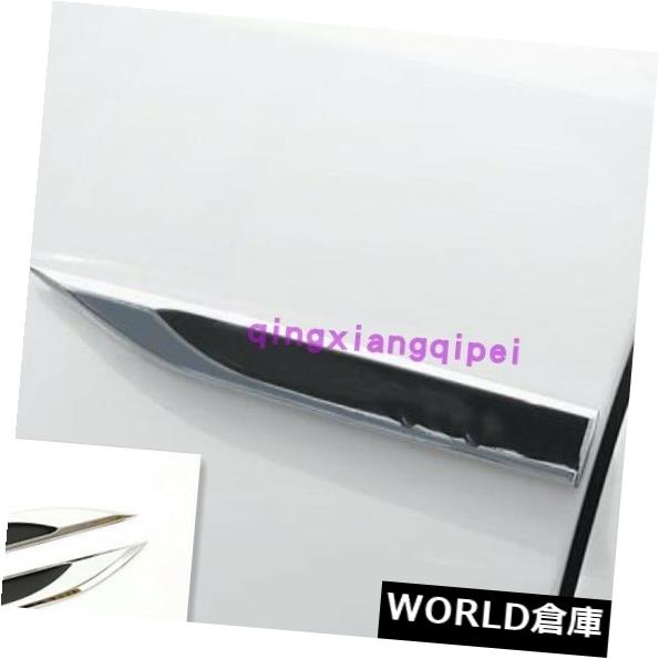 USフードベントトリム フォルクスワーゲンVW T-ROC 2018 2019用スチールエアベントフードインテークフェンダーカバートリム Steel Air Vent Hood Intake Fender Cover Trim For Volkswagen VW T-ROC 2018 2019 【並行輸入品】