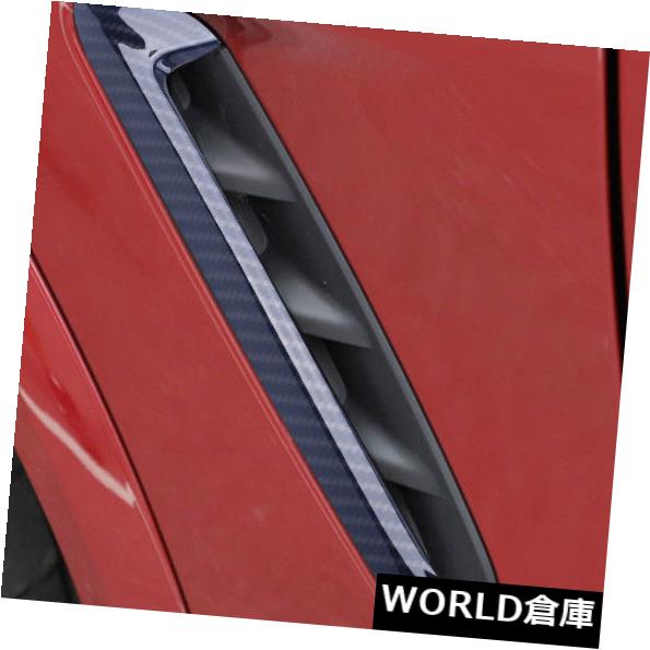 USフードベントトリム BMW X3 G01 18用ペアカラーカーボンファイバーエアベントフードインテークフェンダーカバートリム Pair Color Carbon Fiber Air Vent Hood Intake Fender Cover Trim For BMW X3 G01 18 【並行輸入品】