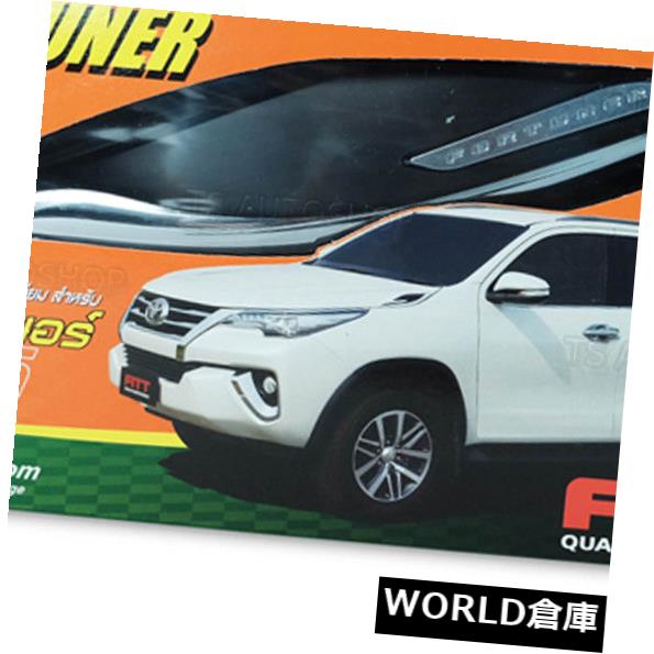 USフードベントトリム フィットクロームサイドベントフードガーニッシュトリムガードカバー用Toyota Fortuner 2016 17 Fitt Chrome Side Vent Hood Garnish Trim Guards Cover For Toyota Fortuner 2016 17 【並行輸入品】