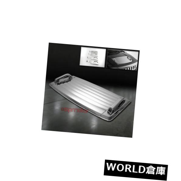 USフードベントトリム 06-10ハマーH3フードデッキベントパネルハンドルカバートリムモールディングABSクローム3PCS 06-10 HUMMER H3 HOOD DECK VENT PANEL HANDLE COVERS TRIM MOULDING ABS CHROME 3PCS 【並行輸入品】