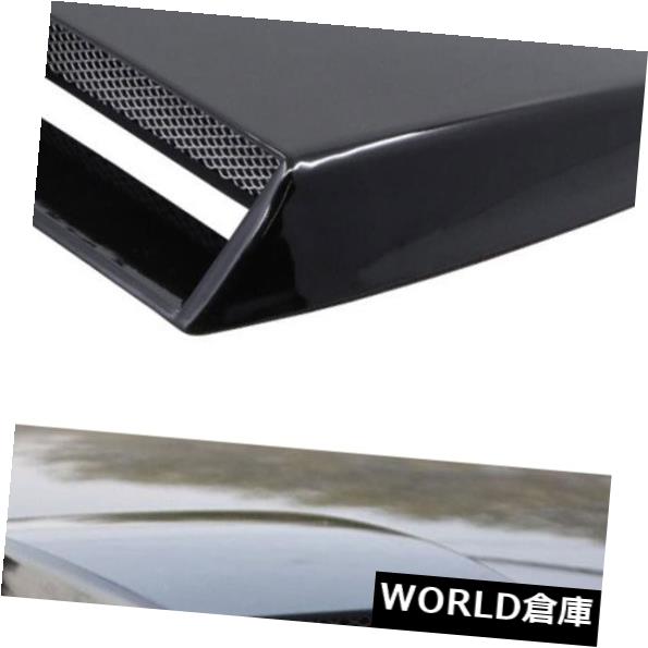 USフードベントトリム Blkユニバーサルカー装飾エアフローインテークフードスクープベントボンネットカバートリム Blk Universal Car Decorative Air Flow Intake Hood Scoop Vent Bonnet Cover Trim 【並行輸入品】