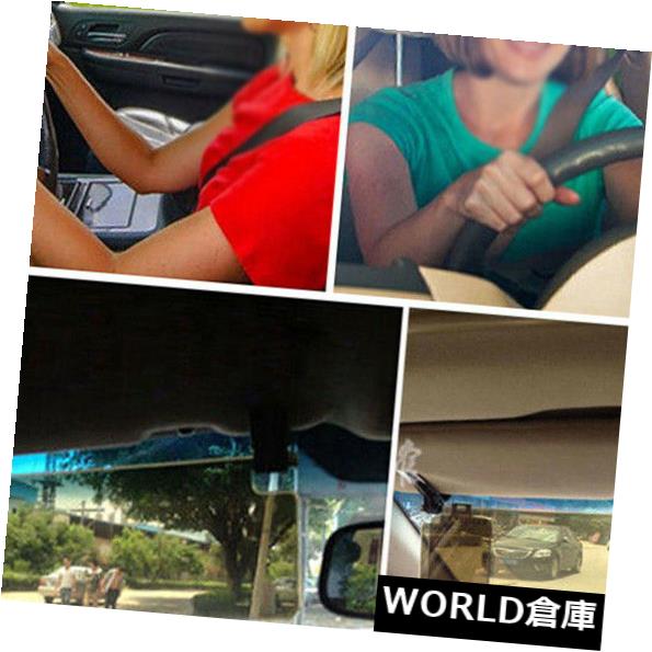 USサンバイザー 防眩日/夜の保護装置の自動紫外線HD車の日曜日のバイザーの陰のエクステンダクリップ Auto UV HD Car Sun Visor Shade Extender Clip On Anti Glare Day/Night Protector 【並行輸入品】