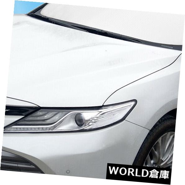 USサンバイザー トヨタカムリ2018-2019フロントフロントガラスUVブロックインテリアサンシェード用フィット Fit For Toyota Camry 2018-2019 Front Windshield UV Block Interior Sunshade 【並行輸入品】