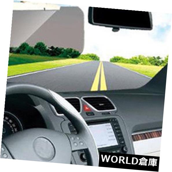 USサンバイザー 防眩日/夜の保護装置の自動紫外線HD車の日曜日のバイザーの陰のエキステンダークリップ Auto UV HD Car Sun Visor Shade Extender Clip on Anti Glare Day/Night Protector 【並行輸入品】